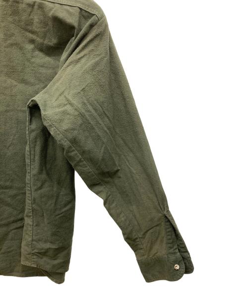 OSH KOSH（オシュコシュ）OSH KOSH (オシュコシュ) シャモアクロスシャツ 三角タグ グリーン サイズ:XLRの古着・服飾アイテム