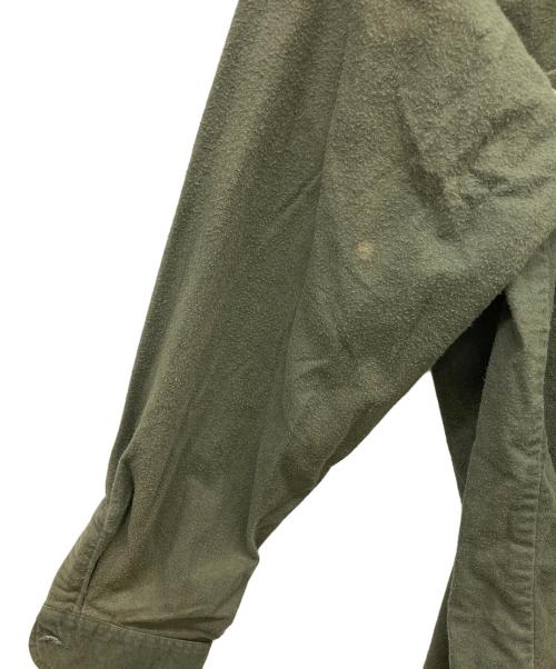 OSH KOSH（オシュコシュ）OSH KOSH (オシュコシュ) シャモアクロスシャツ 三角タグ グリーン サイズ:XLRの古着・服飾アイテム