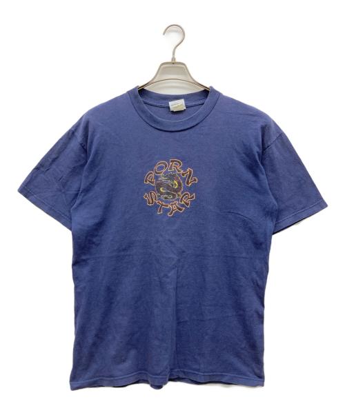PORN STAR（ポルノスター）porn star (ポルノスター) 90s プリントTシャツ ネイビー サイズ:Lの古着・服飾アイテム
