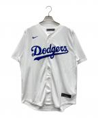 NIKEナイキ）の古着「レプリカユニフォーム Los Angeles Dodgers」｜ホワイト