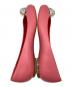 中古・古着 ALEXANDER McQUEEN (アレキサンダーマックイーン) LEATHER SKULL BALLERINAS ピンク サイズ:39：15000円