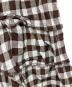 中古・古着 tricot COMME des GARCONS (トリココムデギャルソン) ギンガムチェックフレアスカート ブラック×ホワイト サイズ:なし：11000円