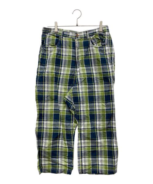 tricot COMME des GARCONS（トリココムデギャルソン）tricot COMME des GARCONS (トリココムデギャルソン) チェックワイドパンツ マルチカラー サイズ:Ｍの古着・服飾アイテム