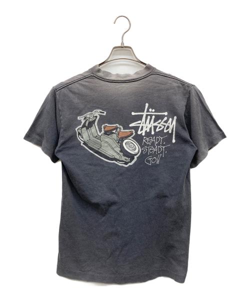 stussy（ステューシー）stussy (ステューシー) Vespa Tシャツ グレー サイズ:Ｍの古着・服飾アイテム