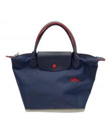 LONGCHAMP（ロンシャン）の古着「ハンドバッグ」｜ネイビー