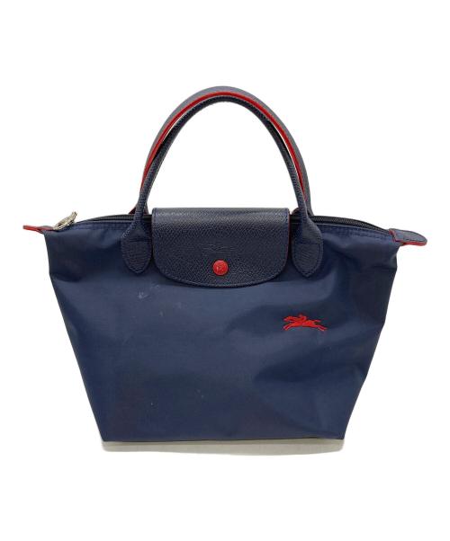 LONGCHAMP（ロンシャン）LONGCHAMP (ロンシャン) ハンドバッグ ネイビーの古着・服飾アイテム
