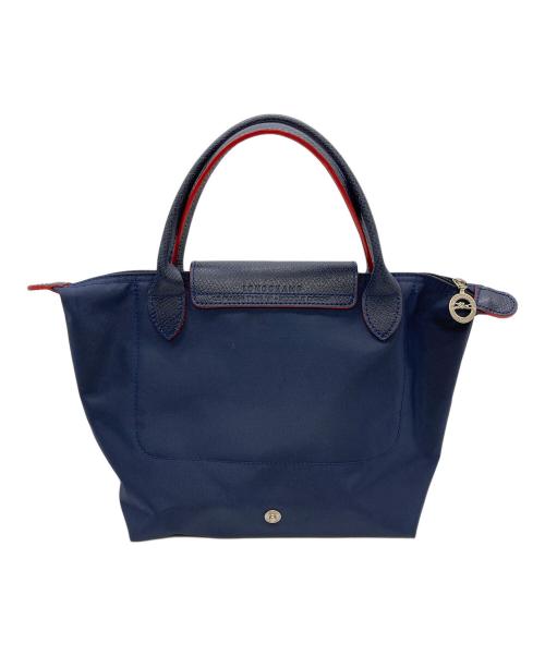 LONGCHAMP（ロンシャン）LONGCHAMP (ロンシャン) ハンドバッグ ネイビーの古着・服飾アイテム