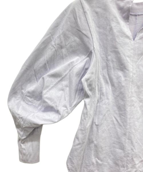 Mame Kurogouchi（マメクロゴウチ）mame kurogouchi (マメクロゴウチ) Cotton Jersey Top ラベンダー サイズ:1の古着・服飾アイテム
