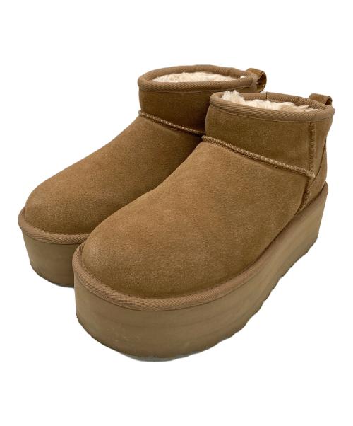 UGG（アグ）UGG (アグ) W CLASSIC ULTRA MINI PLATFORM ブラウン サイズ:US7の古着・服飾アイテム
