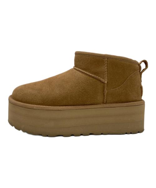 UGG（アグ）UGG (アグ) W CLASSIC ULTRA MINI PLATFORM ブラウン サイズ:US7の古着・服飾アイテム