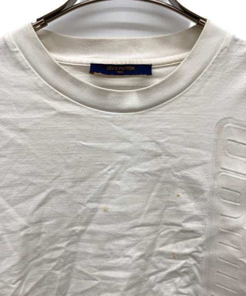 LOUIS VUITTON（ルイ ヴィトン）LOUIS VUITTON (ルイ ヴィトン) ロゴエンボスTシャツ ホワイト サイズ:Ｍの古着・服飾アイテム