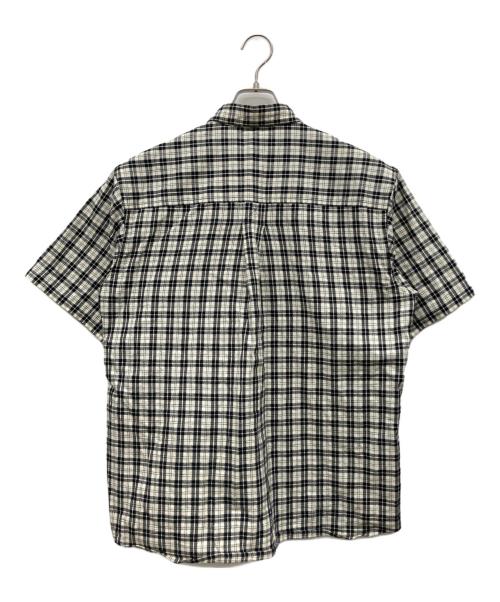 BoTT（ボット）BoTT (ボット) Plaid S/S Shirt ホワイト×ブラック サイズ:Mの古着・服飾アイテム