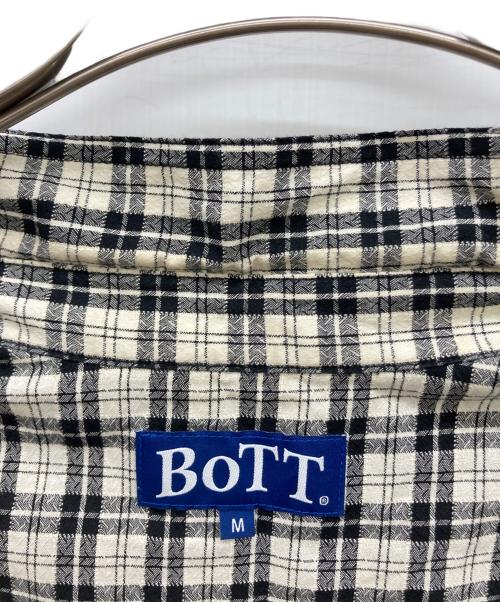 BoTT（ボット）BoTT (ボット) Plaid S/S Shirt ホワイト×ブラック サイズ:Mの古着・服飾アイテム