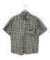 BoTT（ボット）の古着「Plaid S/S Shirt」｜ホワイト×ブラック