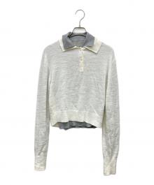 TODAYFUL（トゥデイフル）の古着「Layered Polo Knit」｜エクリュ