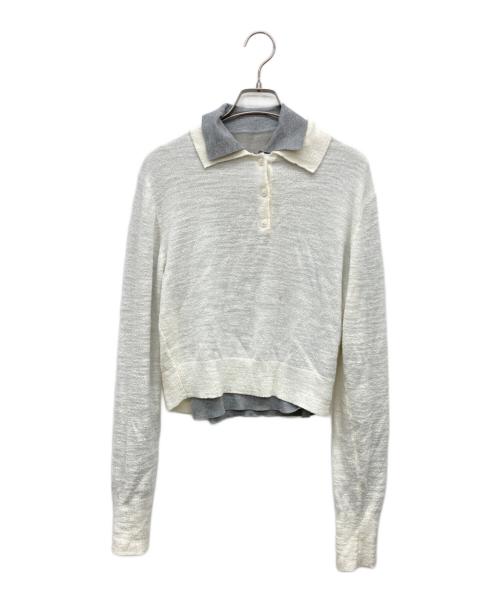 TODAYFUL（トゥデイフル）TODAYFUL (トゥデイフル) Layered Polo Knit エクリュ サイズ:Fの古着・服飾アイテム
