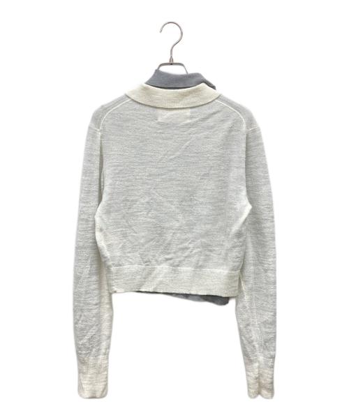 TODAYFUL（トゥデイフル）TODAYFUL (トゥデイフル) Layered Polo Knit エクリュ サイズ:Fの古着・服飾アイテム