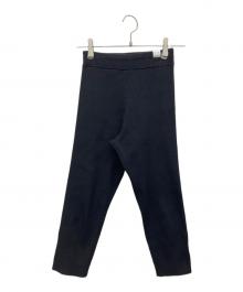 MANOF（マノフ）の古着「LOGO RIB KNIT LEGGINS」｜ブラック