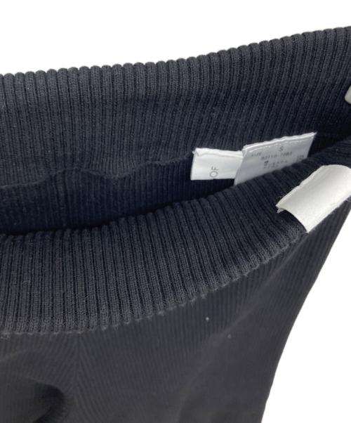 MANOF（マノフ）MANOF (マノフ) LOGO RIB KNIT LEGGINS ブラック サイズ:Sの古着・服飾アイテム