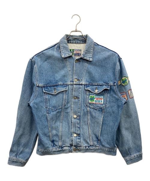 UNIFORM 751K（ベルテナナゴイチケー）UNIFORM 751K (ベルテナナゴイチケー) デニムジャケット スカイブルー サイズ:なしの古着・服飾アイテム