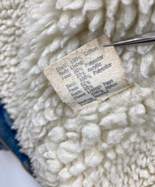 LEVI'S（リーバイス）LEVI'S (リーバイス) 裏ボアデニムジャケット インディゴ サイズ:38の古着・服飾アイテム