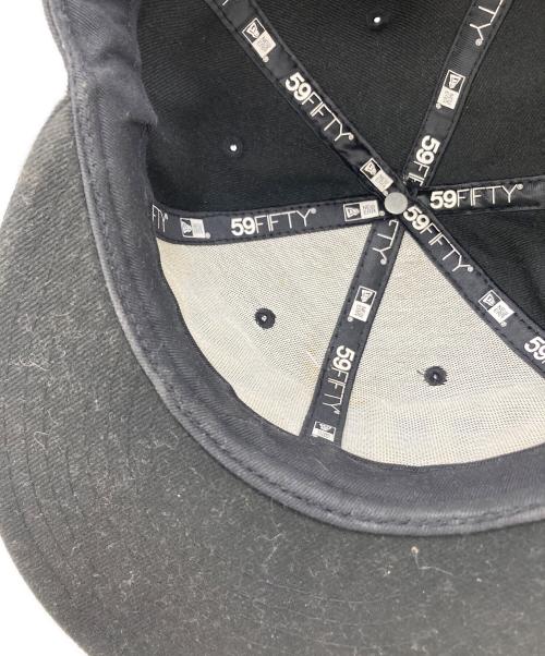 stussy（ステューシー）stussy (ステューシー) New Era (ニューエラ) キャップ ブラック サイズ:7 1/2 59.6cmの古着・服飾アイテム