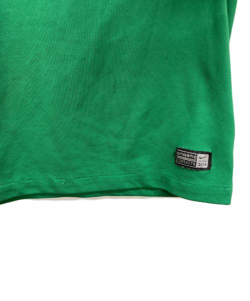 NIKE（ナイキ）NIKE (ナイキ) ゲームシャツ ブラジル代表 2014年W杯GK グリーン サイズ:Sの古着・服飾アイテム