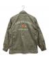 HARLEY-DAVIDSON (ハーレーダビッドソン) ダメージ加工ミリタリージャケット カーキ サイズ:M：9000円