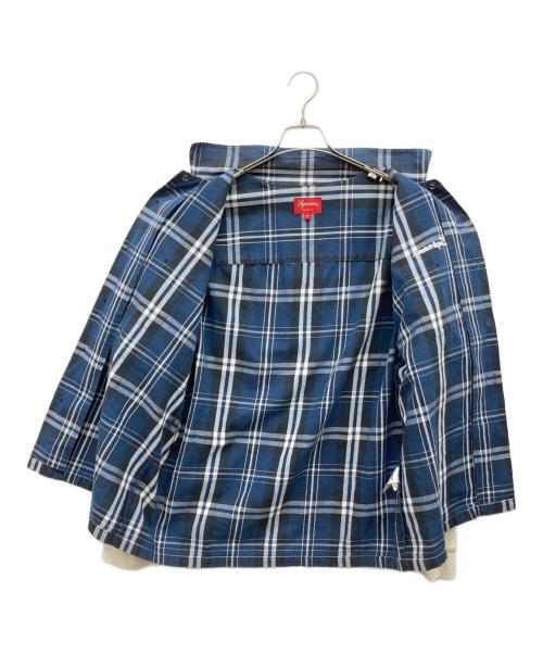 SUPREME（シュプリーム）Supreme (シュプリーム) Thermal work shirt plaid ネイビー サイズ:Mの古着・服飾アイテム