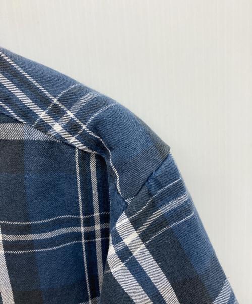 SUPREME（シュプリーム）Supreme (シュプリーム) Thermal work shirt plaid ネイビー サイズ:Mの古着・服飾アイテム