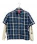 Supreme（シュプリーム）の古着「Thermal work shirt plaid」｜ネイビー