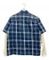 Supreme (シュプリーム) Thermal work shirt plaid ネイビー サイズ:M：14000円