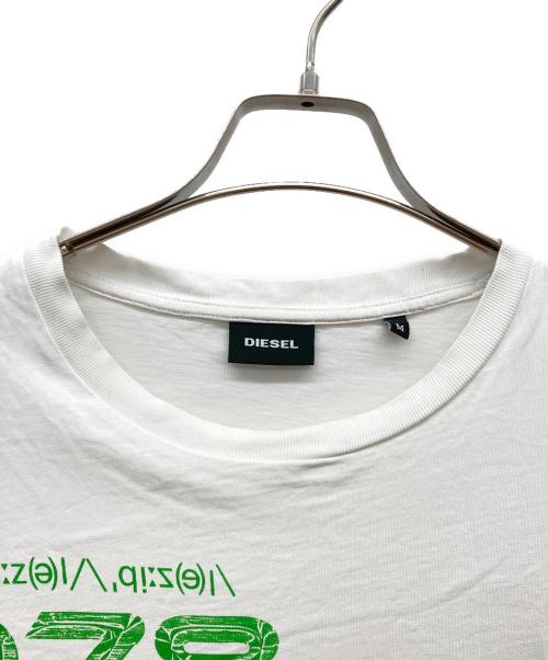 DIESEL（ディーゼル）DIESEL (ディーゼル) ロングスリーブTシャツ ホワイト サイズ:Mの古着・服飾アイテム