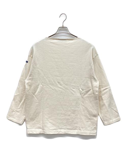SAINT JAMES（セントジェームス）SAINT JAMES (セントジェームス) バスクシャツ ホワイト サイズ:USA 40の古着・服飾アイテム