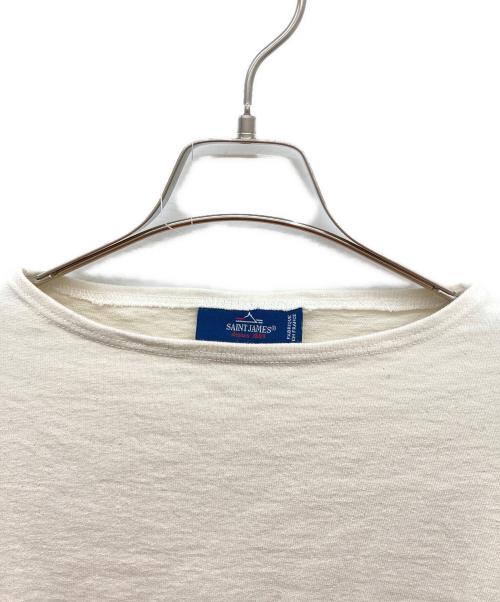 SAINT JAMES（セントジェームス）SAINT JAMES (セントジェームス) バスクシャツ ホワイト サイズ:USA 40の古着・服飾アイテム