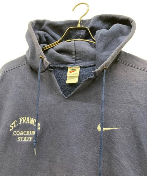 NIKE（ナイキ）NIKE (ナイキ) 刺繍ロゴパーカー ネイビー サイズ:XLの古着・服飾アイテム