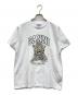 Ganni（ガニー）の古着「Basic Jersey Leopard Relaxed T-shirt」｜ホワイト