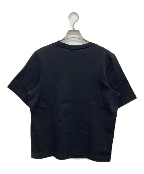 maison kitsune（メゾンキツネ）MAISON KITSUNE (メゾンキツネ) クルーネックTシャツ ブラック サイズ:XXSの古着・服飾アイテム