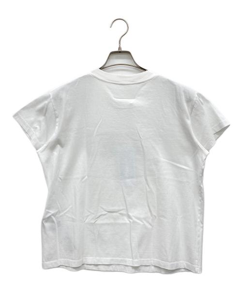 MM6 Maison Margiela（エムエムシックスメゾンマルジェラ）MM6 Maison Margiela (エムエムシックスメゾンマルジェラ) フリンジTシャツ ホワイト サイズ:L 未使用品の古着・服飾アイテム