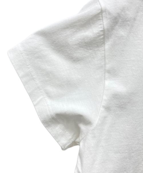 MM6 Maison Margiela（エムエムシックスメゾンマルジェラ）MM6 Maison Margiela (エムエムシックスメゾンマルジェラ) フリンジTシャツ ホワイト サイズ:L 未使用品の古着・服飾アイテム
