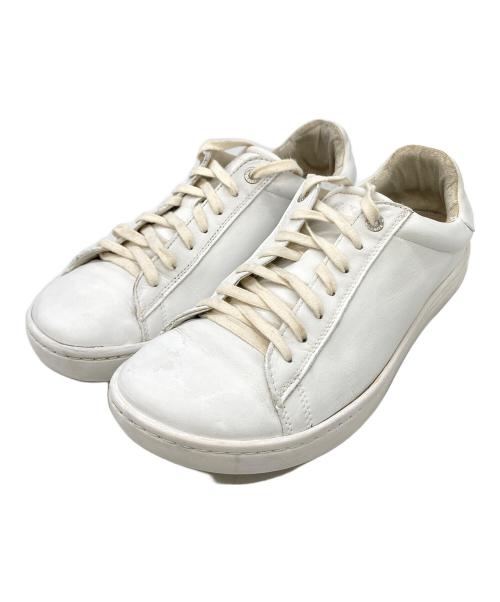 BIRKENSTOCK（ビルケンシュトック）BIRKENSTOCK (ビルケンシュトック) レザースニーカー Bend Low ホワイト サイズ:40の古着・服飾アイテム