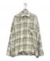 REMI RELIEF（レミレリーフ）の古着「CHECK 2WAY SHIRT」｜ベージュ