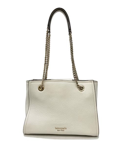 Kate Spade（ケイトスペード）Kate Spade (ケイトスペード) ハンドバッグ ホワイトの古着・服飾アイテム