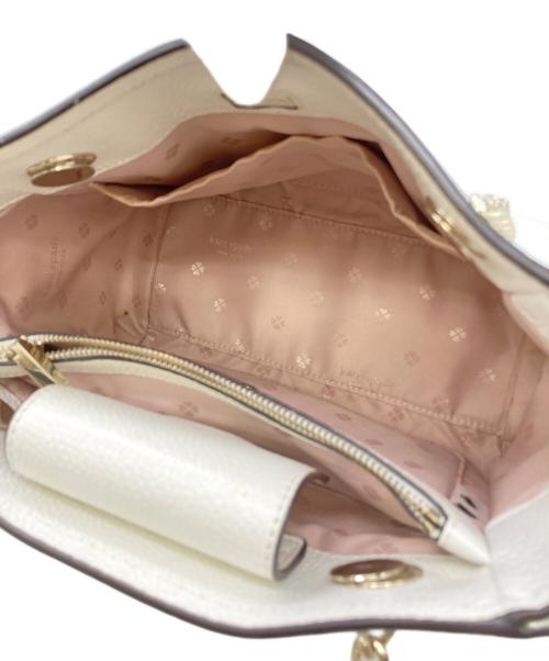 Kate Spade（ケイトスペード）Kate Spade (ケイトスペード) ハンドバッグ ホワイトの古着・服飾アイテム