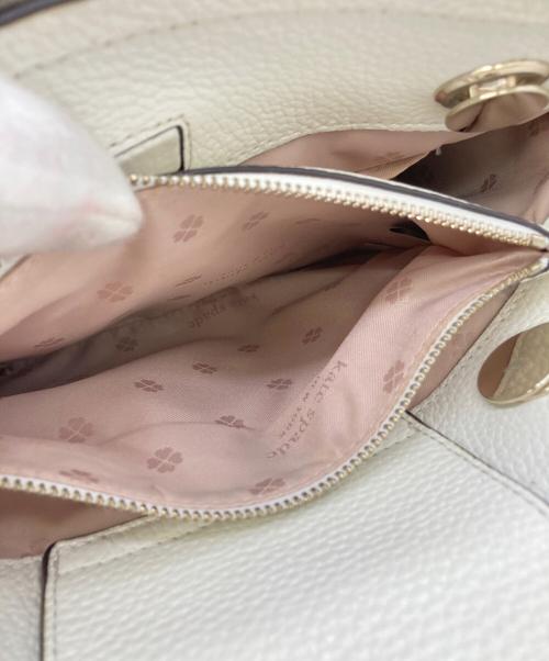 Kate Spade（ケイトスペード）Kate Spade (ケイトスペード) ハンドバッグ ホワイトの古着・服飾アイテム