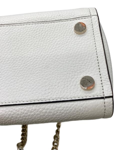 Kate Spade（ケイトスペード）Kate Spade (ケイトスペード) ハンドバッグ ホワイトの古着・服飾アイテム