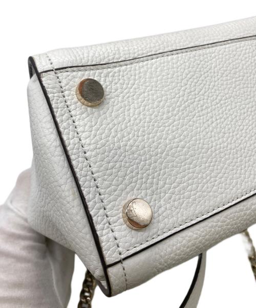 Kate Spade（ケイトスペード）Kate Spade (ケイトスペード) ハンドバッグ ホワイトの古着・服飾アイテム
