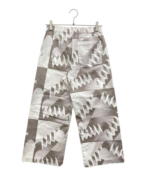 me ISSEY MIYAKE（ミーイッセイ ミヤケ）me ISSEY MIYAKE (ミーイッセイ ミヤケ) 総柄パンツ 幾何学模様 アイボリー サイズ:なしの古着・服飾アイテム