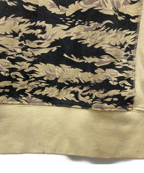 stussy（ステューシー）stussy (ステューシー) 00s ガーカモジップパーカー カーキ サイズ:XLの古着・服飾アイテム