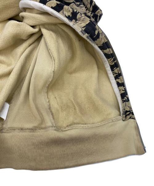 stussy（ステューシー）stussy (ステューシー) 00s ガーカモジップパーカー カーキ サイズ:XLの古着・服飾アイテム